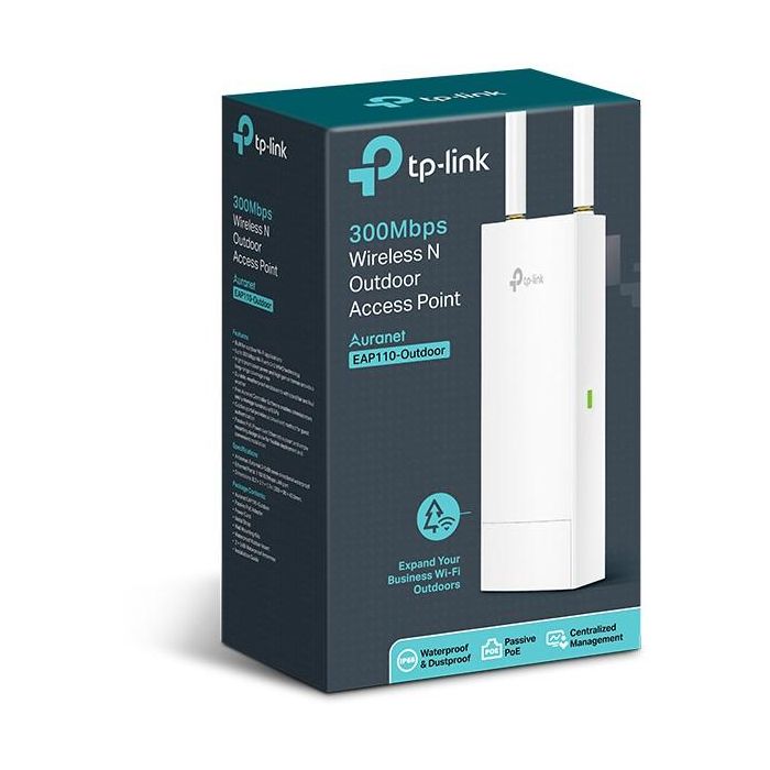 TP-Link EAP110-Outdoor Punto de Acceso Omada 300 Mbit/s 2.4GHz PoE Blanco, para Exterior 3