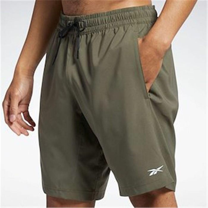 Pantalón Corto Deportivo Reebok Wor Woven Verde Oliva 2