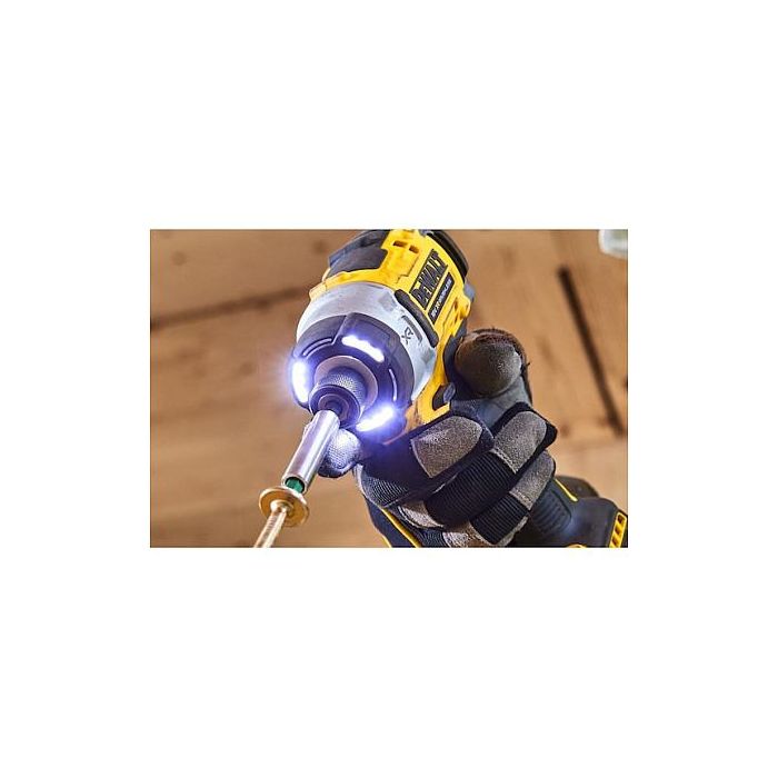 DeWALT DCF860NT-XJ Destornillador de Impacto 1/4" 18V Sin Escobillas, 4400Nm de Torque, Mango de Pistola, 3800 RPM, Negro y Amarillo 5 DeWALT DCF860NT-XJ Destornillador de Impacto 1/4" 18V Sin Escobillas, 4400Nm de Torque, Mango de Pistola, 3800 RPM, Negro y Amarillo 5
