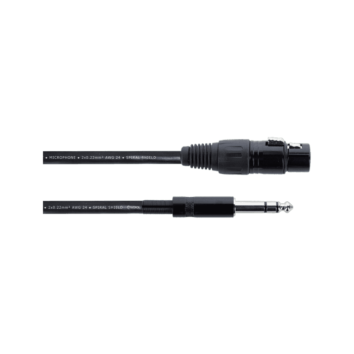 Cable De Audio Xlr Hembra / Jack Estéreo - 6 M 3 Cable De Audio Xlr Hembra / Jack Estéreo - 6 M 3