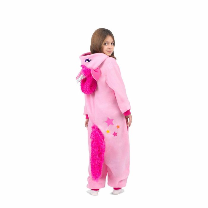 Disfraz unicornio rosa talla unica child (kigurumi con capucha y cola) 5 Disfraz unicornio rosa talla unica child (kigurumi con capucha y cola) 5