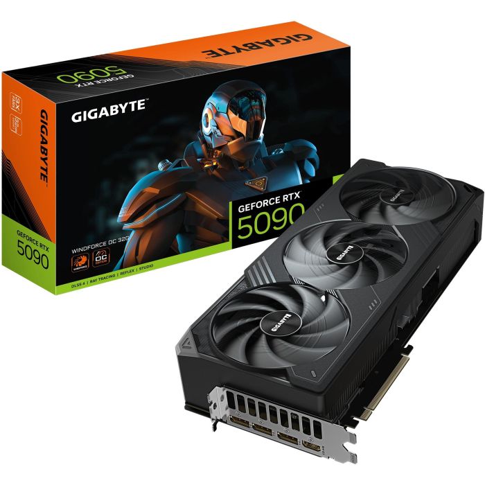 Gigabyte GeForce RTX 5090 WINDFORCE OC 32GB GDDR7 512-bit PCIe 5.0 - 9VN5090WO-00-G10 0 Gigabyte GeForce RTX 5090 WINDFORCE OC 32GB GDDR7 512-bit PCIe 5.0 - 9VN5090WO-00-G10 0