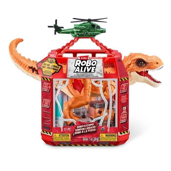 Juego de captura - ZURU - Dino Escape - Captura al dinosaurio en la naturaleza con trampas y armas para evitar la destrucción. 1 Juego de captura - ZURU - Dino Escape - Captura al dinosaurio en la naturaleza con trampas y armas para evitar la destrucción. 1
