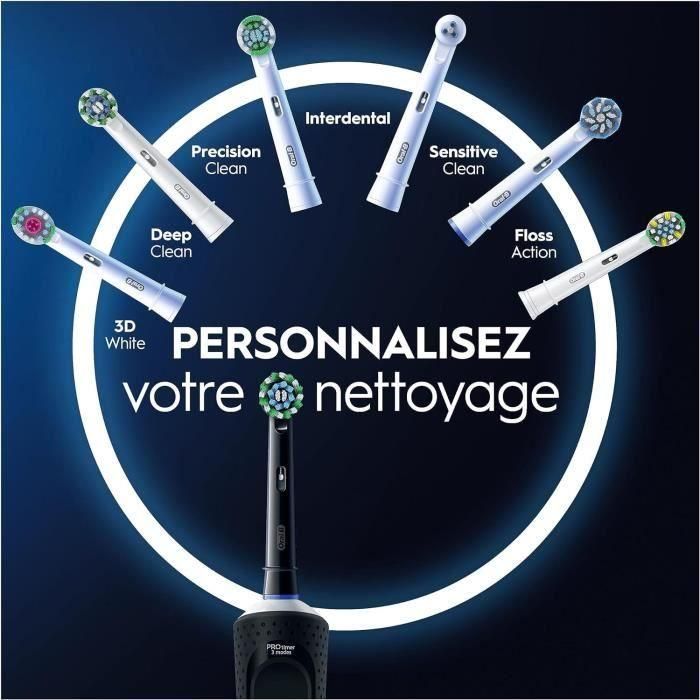 Cepillo de Dientes Eléctrico Oral-B Vitality Pro Negro 4 Cepillo de Dientes Eléctrico Oral-B Vitality Pro Negro 4
