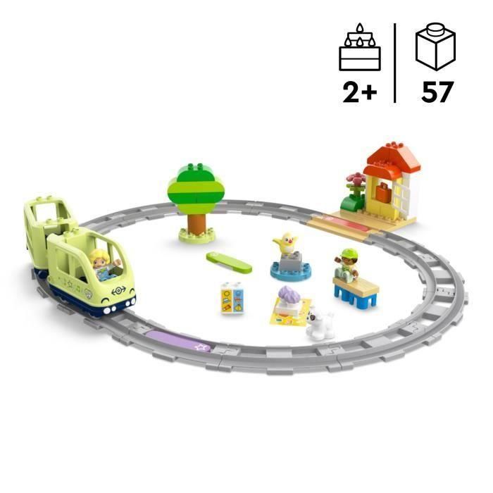 LEGO DUPLO My Town 10427 Tren de aventuras interactivo - Juguetes de aprendizaje temprano para niños de 2 años 1 LEGO DUPLO My Town 10427 Tren de aventuras interactivo - Juguetes de aprendizaje temprano para niños de 2 años 1