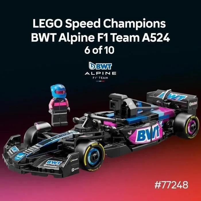 Lego Formula 1 Speed Champions Set de Construcción de Coche de Carreras y Minifigura Coleccionable 2 Lego Formula 1 Speed Champions Set de Construcción de Coche de Carreras y Minifigura Coleccionable 2