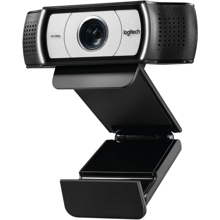 Logitech 960-000972 Webcam C930e Empresarial Full HD 1080p, Enfoque Automático, 90° Campo Visual, Micrófonos, Lente Carl Zeiss 4