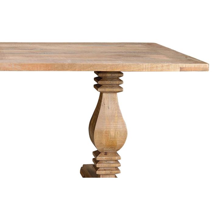 Giner y Colomer Mesa de Comedor 8 Plazas Madera de Mango Natural 200 cm 1