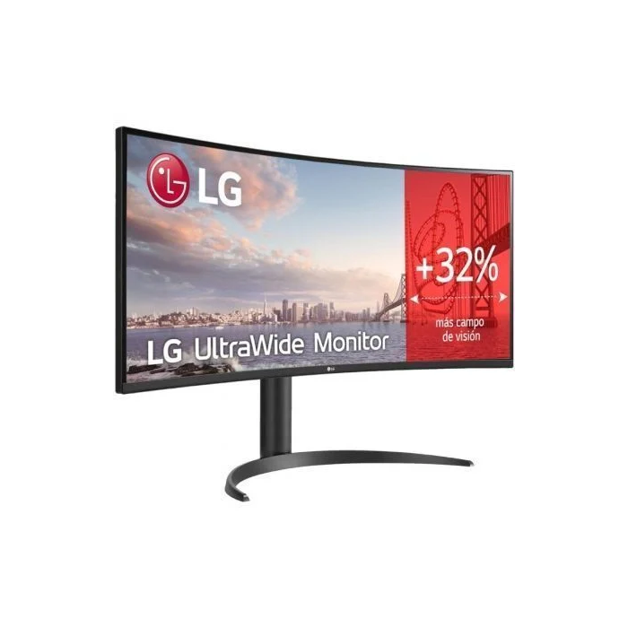 LG Monitor Profesional Ultrapanorámico Curvo 34WR55QK-B 34" WQHD Regulable en altura Negro LG Monitor Profesional Ultrapanorámico Curvo 34WR55QK-B 34" WQHD Regulable en altura Negro