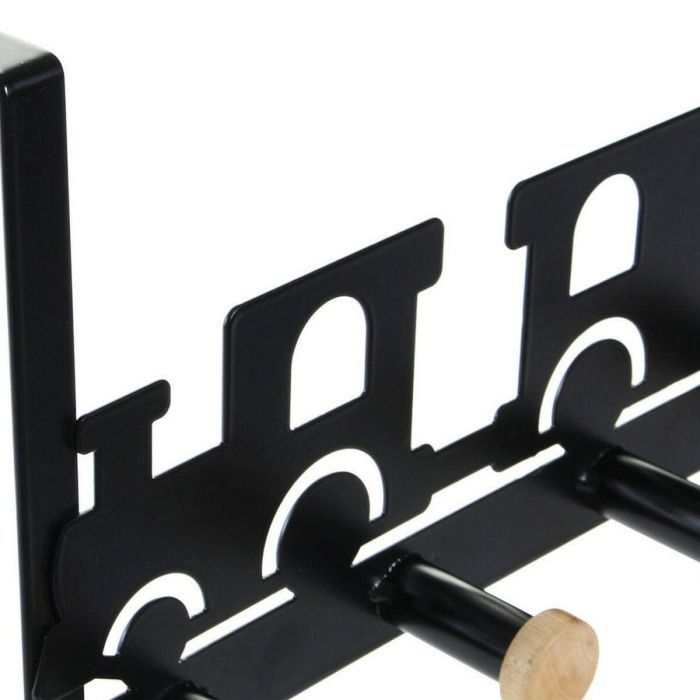 Perchero Basicos DKD Home Decor Negro Blanco 8.5 x 16.5 x 28.5 cm (2 Unidades) 2 Perchero Basicos DKD Home Decor Negro Blanco 8.5 x 16.5 x 28.5 cm (2 Unidades) 2