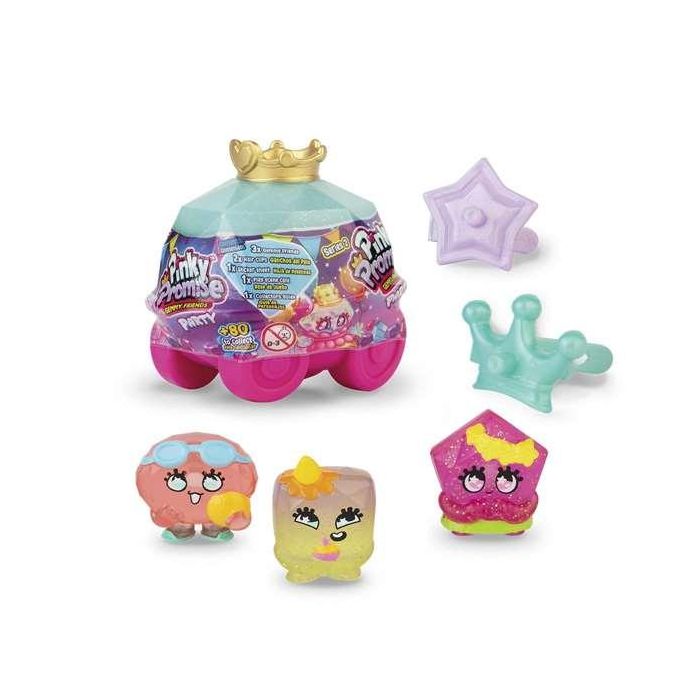 Carroza pinky promise fiesta sorpresa. incluye 3 figuras para coleccionar,2 pinzas de pelo y una guía de coleccionista. - modelos surtidos 2 Carroza pinky promise fiesta sorpresa. incluye 3 figuras para coleccionar,2 pinzas de pelo y una guía de coleccionista. - modelos surtidos 2