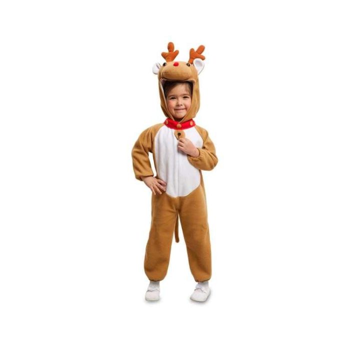 My Other Me Disfraz de Reno Marrón para Niños, Talla 7-9 Años, Fabricado en 100% Poliéster My Other Me Disfraz de Reno Marrón para Niños, Talla 7-9 Años, Fabricado en 100% Poliéster