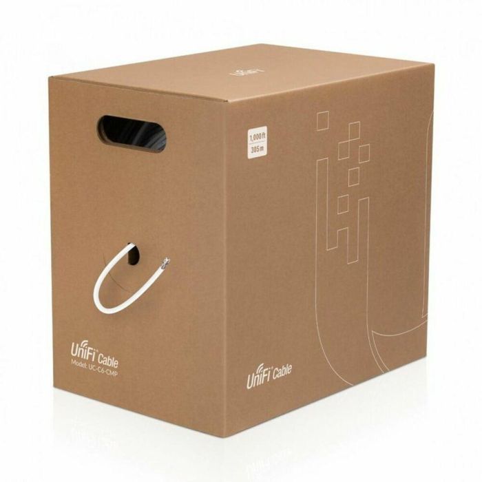 Ubiquiti U-Cable-C6-CMP Cable de Red Ethernet de Alto Rendimiento Cat6 U/UTP (UTP) para Conectividad de 305 Metros Blanco Ubiquiti U-Cable-C6-CMP Cable de Red Ethernet de Alto Rendimiento Cat6 U/UTP (UTP) para Conectividad de 305 Metros Blanco