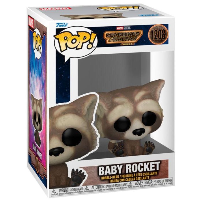Funko Pop Marvel Guardianes de la Galaxia - Baby Rocket Figura de Vinilo 9 cm 0 Funko Pop Marvel Guardianes de la Galaxia - Baby Rocket Figura de Vinilo 9 cm 0