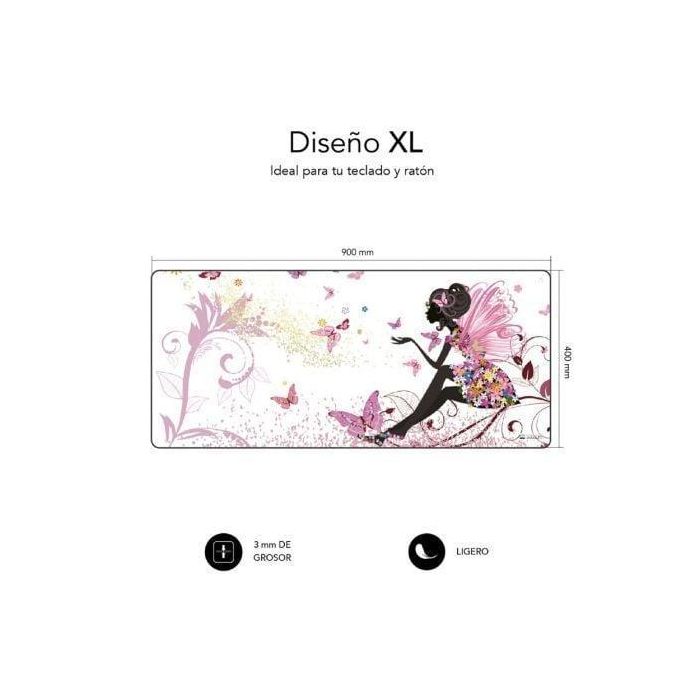 SUBBLIM Alfombrilla Hada XL Mouse Pad 900x400x3 1 SUBBLIM Alfombrilla Hada XL Mouse Pad 900x400x3 1