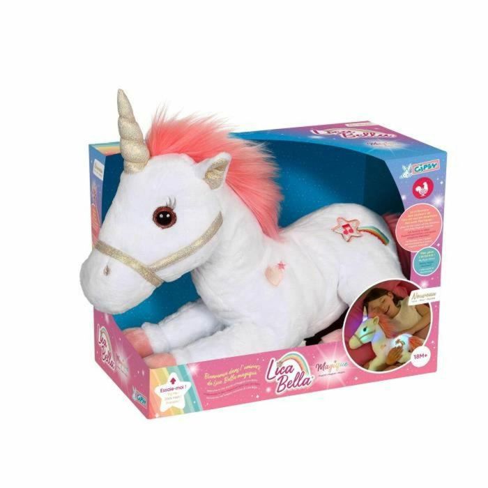 Gipsy Toys Unicornio Lica Bella Magique 35 cm de Felpa Suave – Se Ilumina y Emite Sonidos Mágicos con Varita 1 Gipsy Toys Unicornio Lica Bella Magique 35 cm de Felpa Suave – Se Ilumina y Emite Sonidos Mágicos con Varita 1