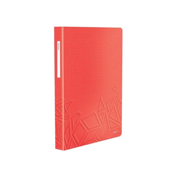 Leitz Carpeta de Fundas Rígida Urban Chic DIN A4 Polipropileno 80 Fundas Rojo