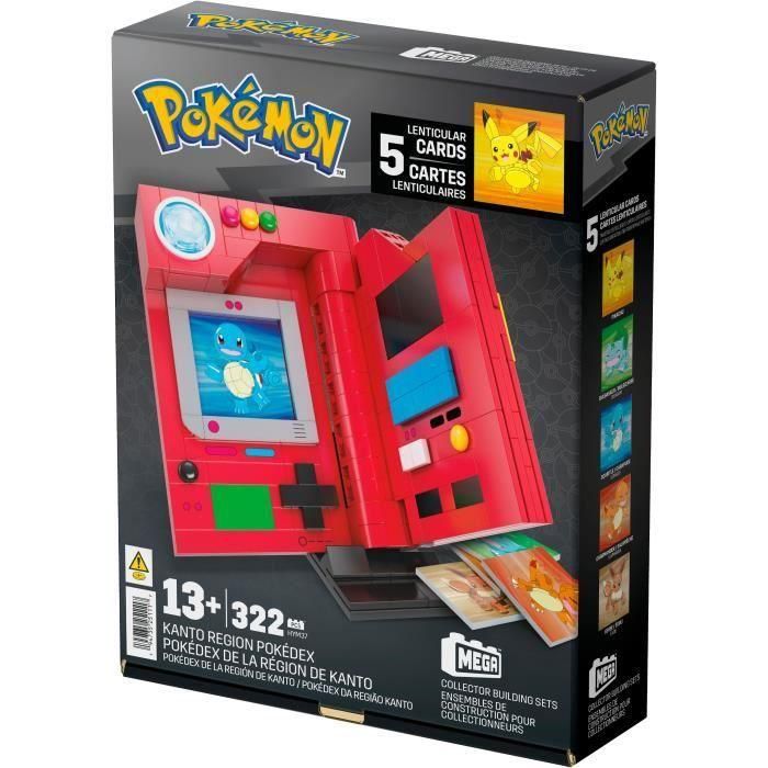 Pokédex Región Kanto Pokemon Hym37 Mega Bloks 5 Pokédex Región Kanto Pokemon Hym37 Mega Bloks 5