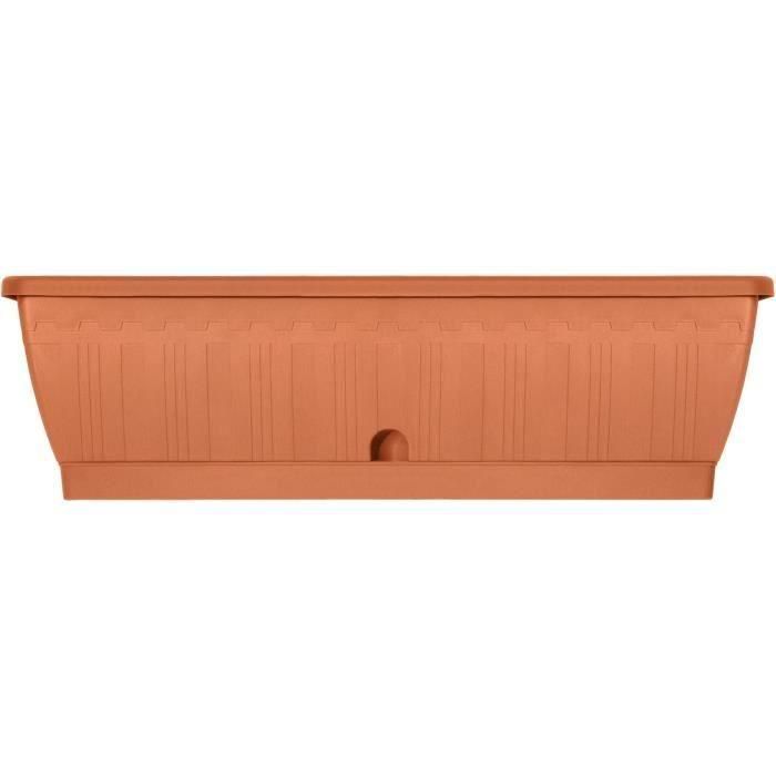 Garden Id 08200544 Jardinera Terraflor Terra 60 cm con Reserva de Agua, Reciclada y 100% Reciclable, Duradera