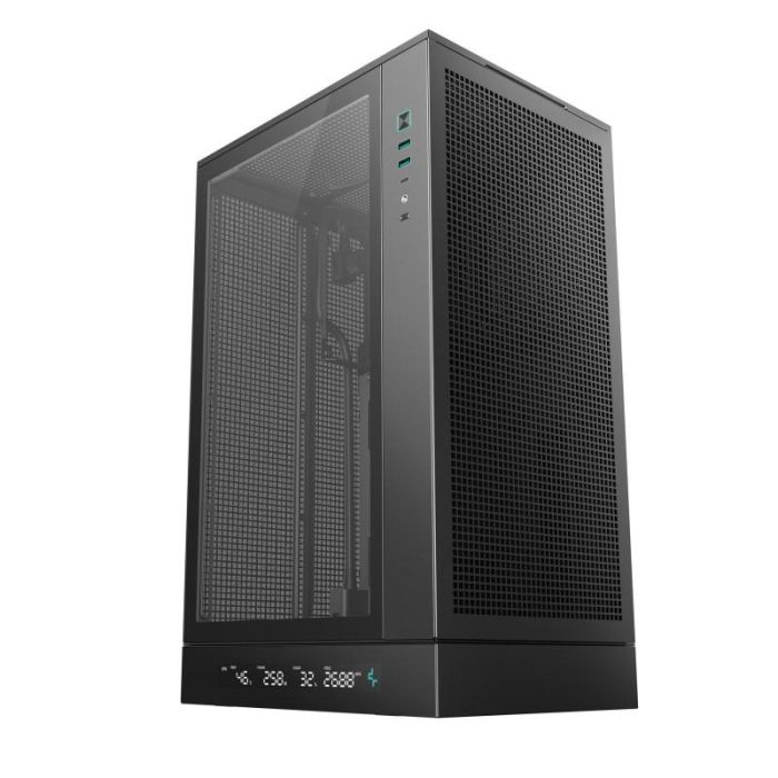 DeepCool CH270 Caja Micro-ATX Semitorre Gaming Digital Negra con Panel Cristal Templado para Placas Micro-ATX/Mini-ITX 1