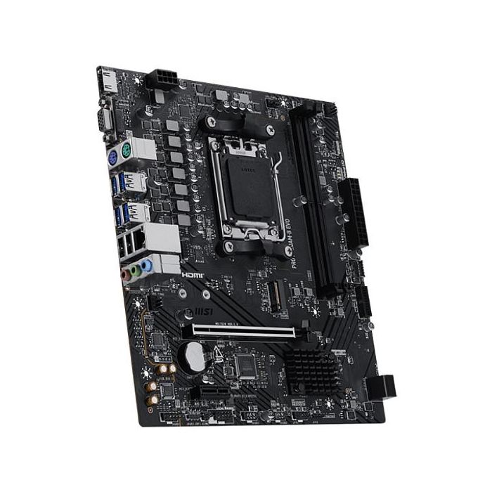 MSI PRO A620AM-B EVO 7E36-001R Placa Base DDR5 Socket AM5 Chipset AMD A620A para PC 1