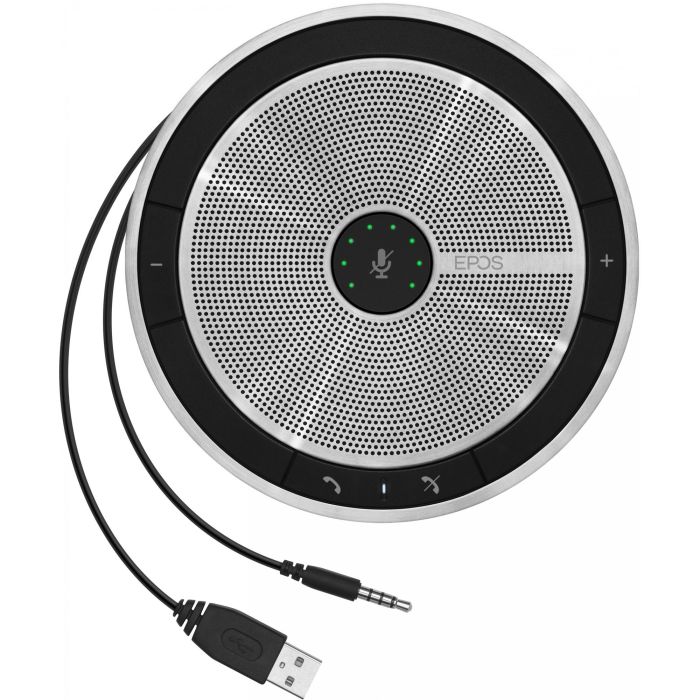 EPOS Expand 20 Auriculares Universales Negro Plata USB para UC y Skype for Business Alámbrico 20h Conversación 6