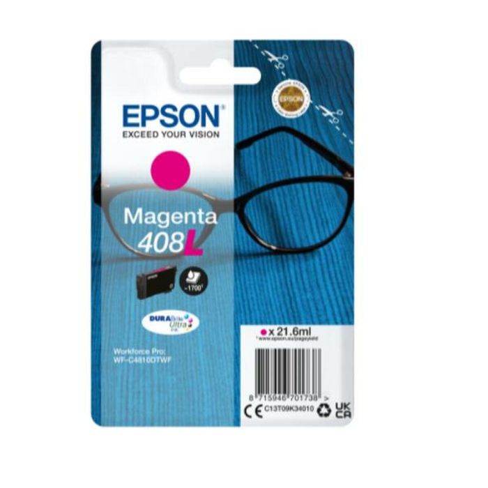 EPSON tinta Magenta Singlepack 408L DURABrite Ultra Ink 1