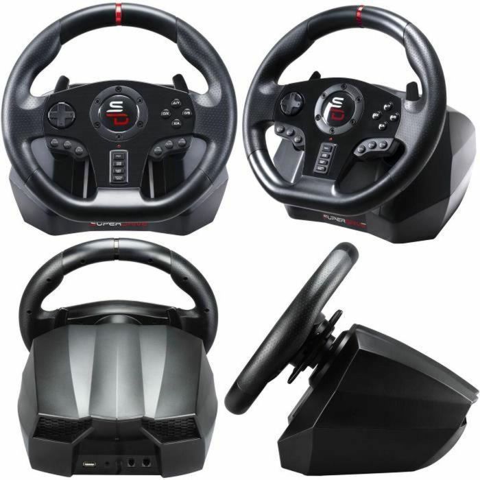 Subsonic GS850-X Volante de carreras con cambio manual y 3 pedales, levas para PS4 / Xbox 13