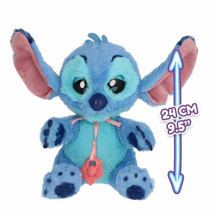Imc Toys Stitch Peluche Cachorro Interactivo Baby Paws con Sonido, Bolsa Transportable, Chupete y Pilas AAA Incluidas +18 Meses 5