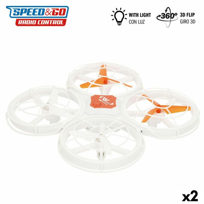 Helicóptero con Radiocontrol Colorbaby (2 Unidades) 8 Helicóptero con Radiocontrol Colorbaby (2 Unidades) 8