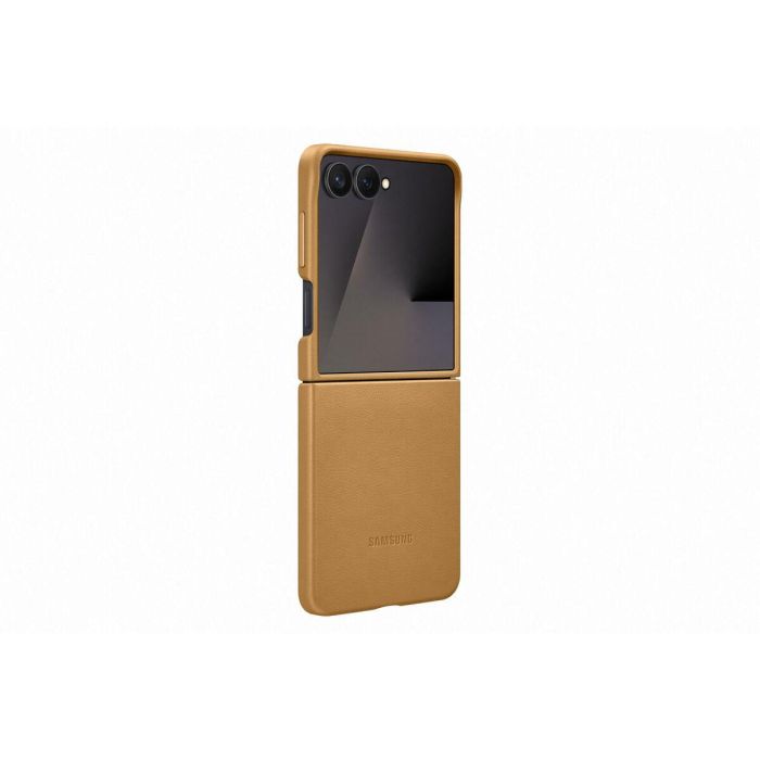 Samsung EF-VF766PAEGWW Funda Kindsuit Original para Samsung Galaxy Flip7, Marrón/Camel, Monocromático, Fácil Aplicación 3 Samsung EF-VF766PAEGWW Funda Kindsuit Original para Samsung Galaxy Flip7, Marrón/Camel, Monocromático, Fácil Aplicación 3