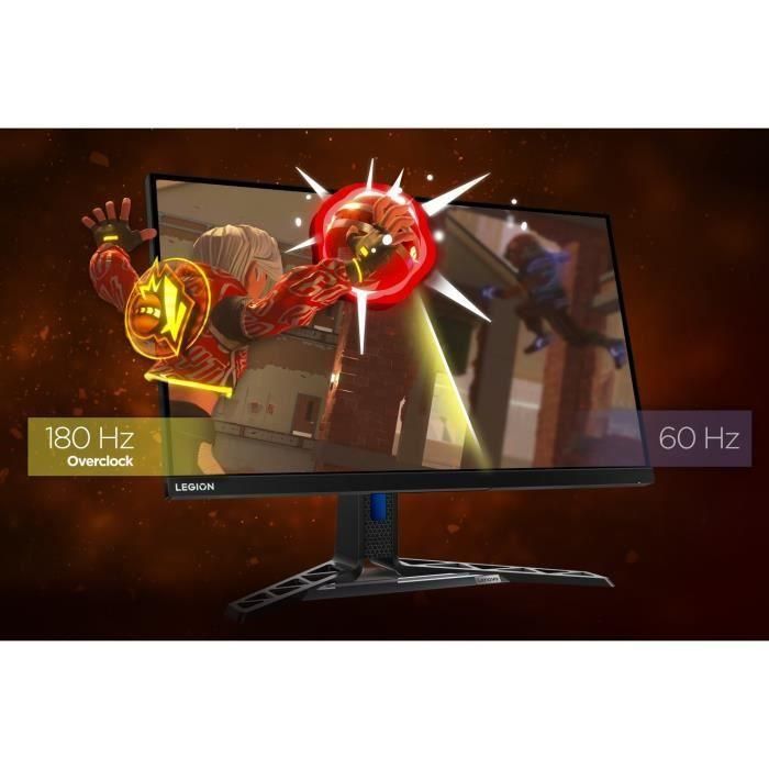 Pantalla PC Gaming LENOVO Legion Y27-30 - 27 FHD 1920x1080 IPS - 165 Hz - 0,5 ms - HDMI - Puerto Diplay - Hub USB - AMD FreeSync Premium 4 Pantalla PC Gaming LENOVO Legion Y27-30 - 27 FHD 1920x1080 IPS - 165 Hz - 0,5 ms - HDMI - Puerto Diplay - Hub USB - AMD FreeSync Premium 4