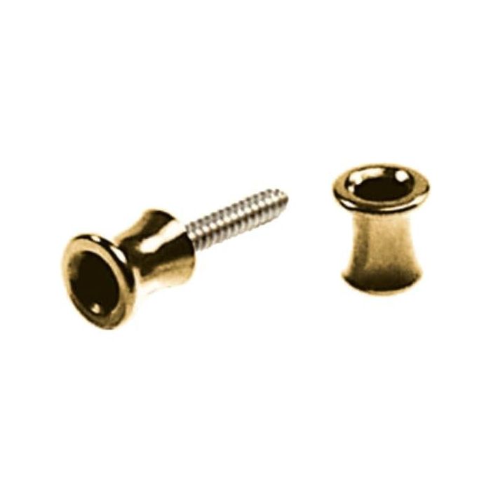 Dunlop Botón Correa Straplok "Original" Par - Dorado