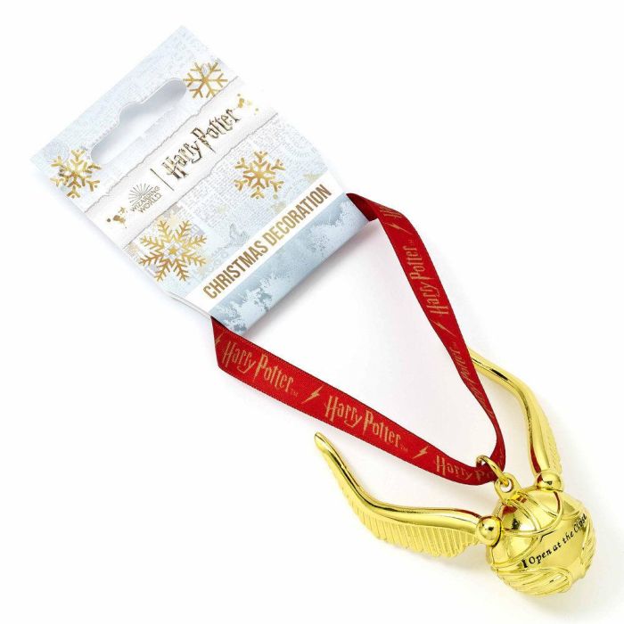 Adorno de Navidad Snitch Dorada Harry Potter 1 Adorno de Navidad Snitch Dorada Harry Potter 1
