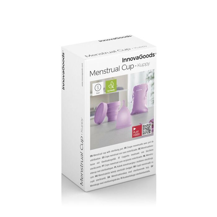 Copa Menstrual con Accesorios Kuppy InnovaGoods S 1 Copa Menstrual con Accesorios Kuppy InnovaGoods S 1