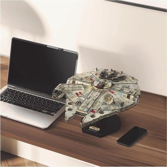 Spin Master SPI6069815 Star Wars Halcón Milenario Modelo 4D para Construir 48 cm 5