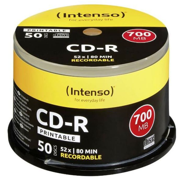 CD-R Printable INTENSO (50 Unidades)