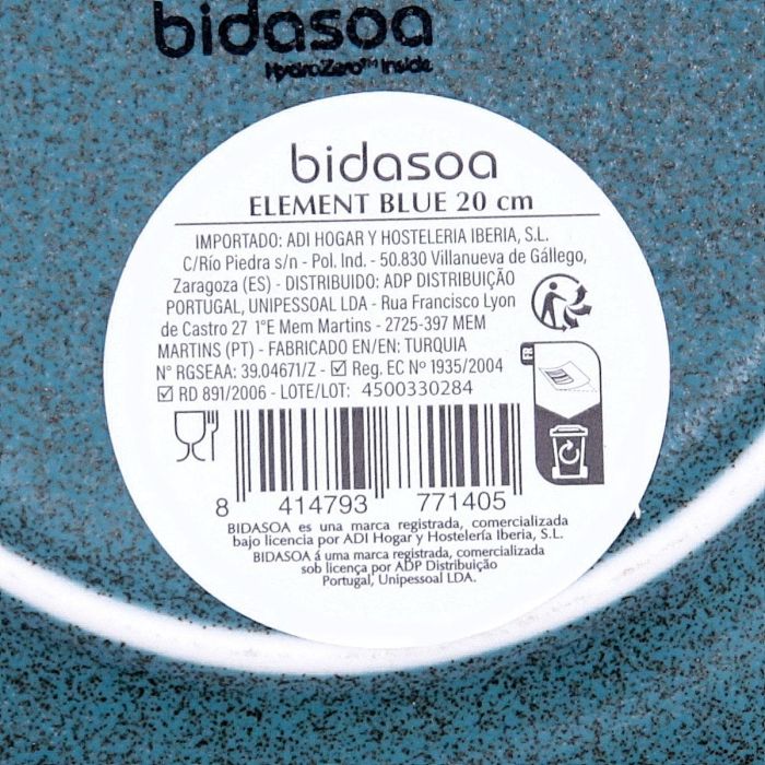 Plato Hondo Porcelana Element Hydrozero Bidasoa 20 cm (6 Unidades) 6 Plato Hondo Porcelana Element Hydrozero Bidasoa 20 cm (6 Unidades) 6
