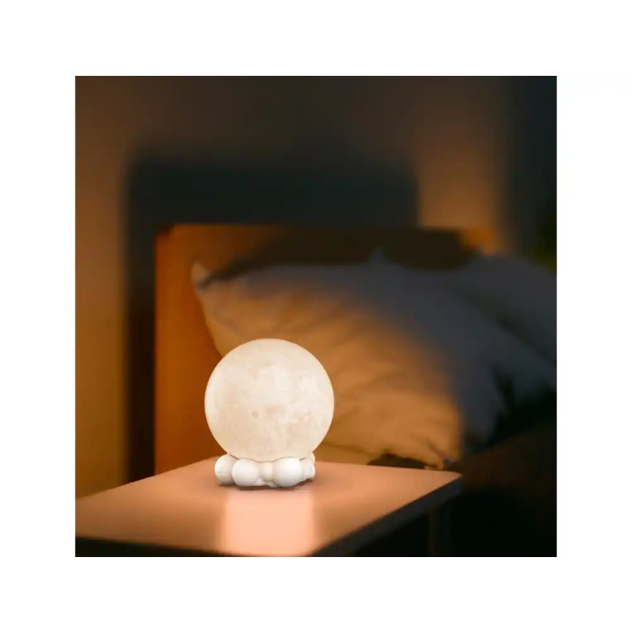 Wondee Altavoz Inalámbrico Lune Lumineuse 5W Batería Cable Luz Blanca Multicolor 180 Lm 5