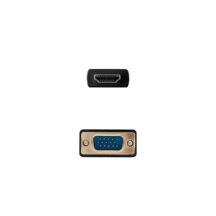 Cable Conversor Nanocable 10.15.4348/ HDMI Macho - VGA Macho/ 1.8m/ Negro 2 Cable Conversor Nanocable 10.15.4348/ HDMI Macho - VGA Macho/ 1.8m/ Negro 2