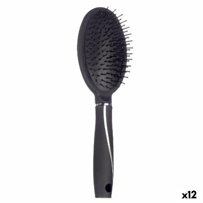 Cepillo Berilo 351 Negro Silicona Plástico (12 Unidades) Cepillo Berilo 351 Negro Silicona Plástico (12 Unidades)