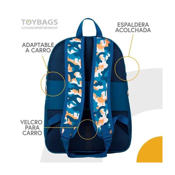 Mochila fortnite blue camo (adaptable a carro). 42 x 32 x 20 cm. 5 Mochila fortnite blue camo (adaptable a carro). 42 x 32 x 20 cm. 5