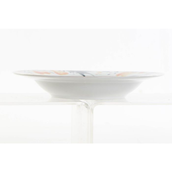 DKD Home Decor Plato Shabby de Porcelana con Flores, Multicolor Azul, 21.5 cm, Set 12 Unidades, Apto Microondas y Lavavajillas 3 DKD Home Decor Plato Shabby de Porcelana con Flores, Multicolor Azul, 21.5 cm, Set 12 Unidades, Apto Microondas y Lavavajillas 3