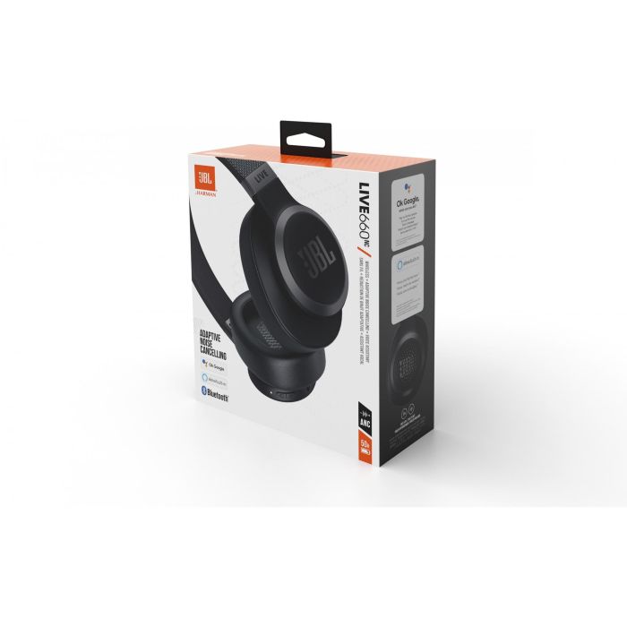 JBL Live 660NC Auriculares inalámbricos Over-Ear con cancelación de ruido – Negros 7 JBL Live 660NC Auriculares inalámbricos Over-Ear con cancelación de ruido – Negros 7