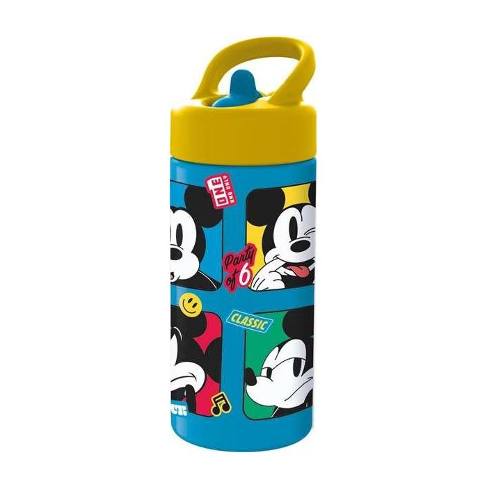 Botella Portaliquidos Safta 410 mL Mickey Mouse Good Day 178x74x64 mm Botella Portaliquidos Safta 410 mL Mickey Mouse Good Day 178x74x64 mm