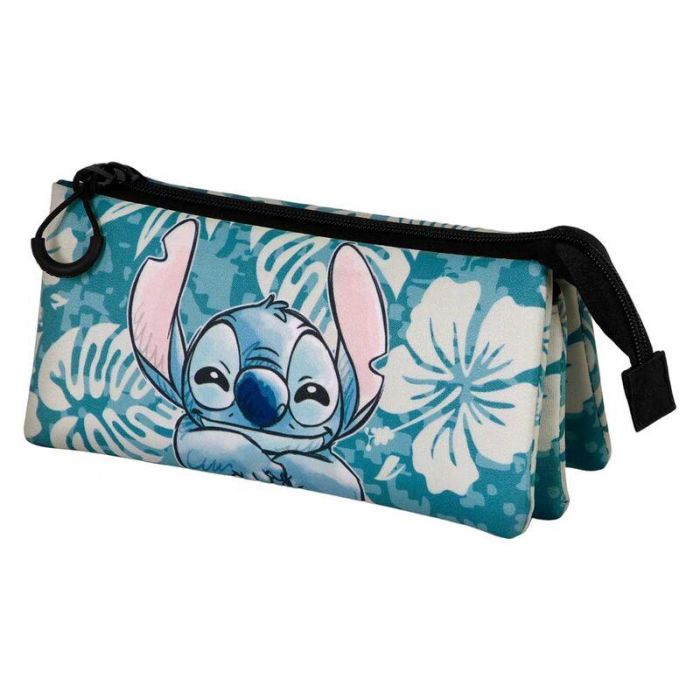 Disney Lilo y Stitch Portatodo Triple FAN 2.0 Aloha, 3 compartimentos, Azul 1 Disney Lilo y Stitch Portatodo Triple FAN 2.0 Aloha, 3 compartimentos, Azul 1