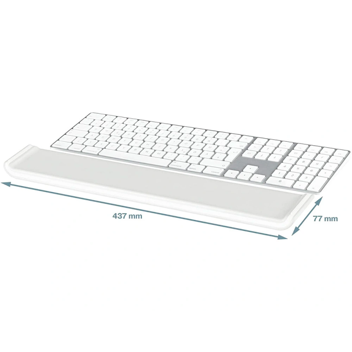 Leitz Reposamuñecas Ergo Cosy para Teclado Ajustable Color Gris 1
