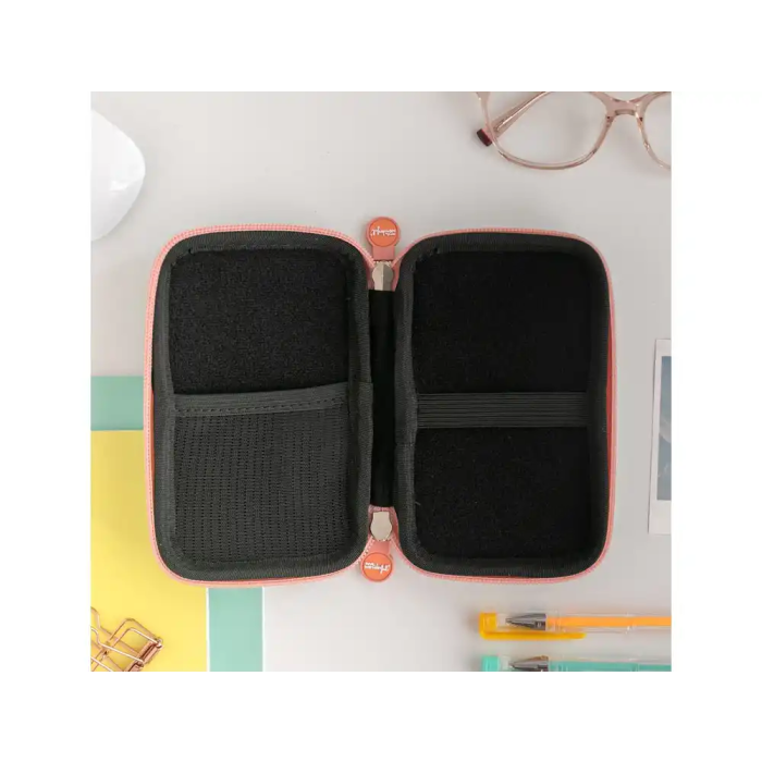 Wondee Funda para Disco Duro 2.5" Panda Rojo Estuche Tecnológico Resistente e Impermeable 2