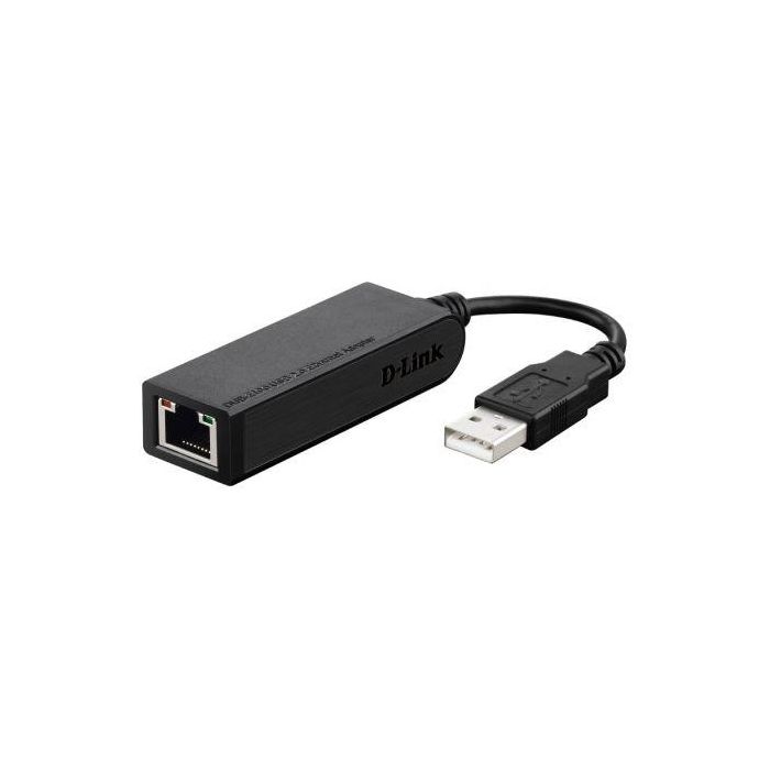 D-Link DUB-E100 Adaptador USB 2.0 a Red Ethernet RJ45 Fast Ethernet 10/100Mbps Plug & Play para PC y Portátil