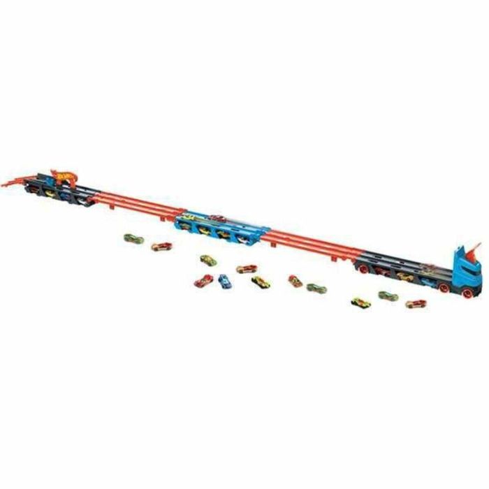 Camion de transporte hot wheels convertible en pista de coches. 5 Camion de transporte hot wheels convertible en pista de coches. 5